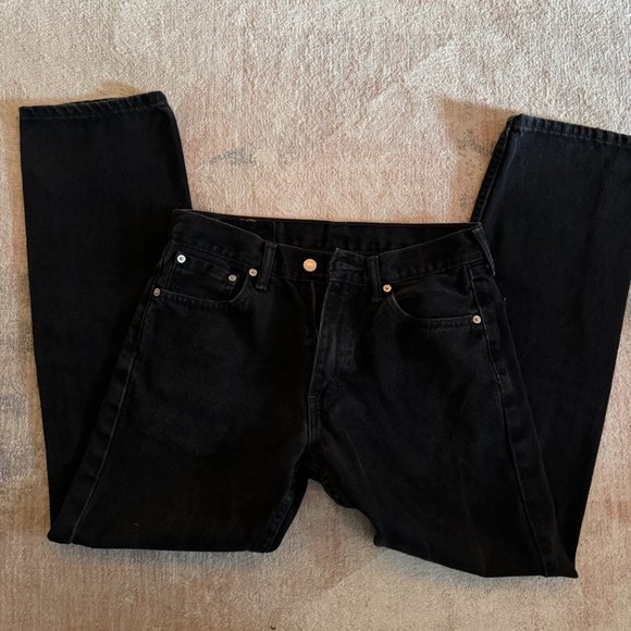 Levi's Vintage 505 Black Denim - Picture 2 of 6